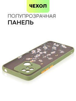 Чехол BROSCORP для Xiaomi Redmi 10C оптом (арт. XM-R10C-ST-TPU-KHAKI-PRINT)