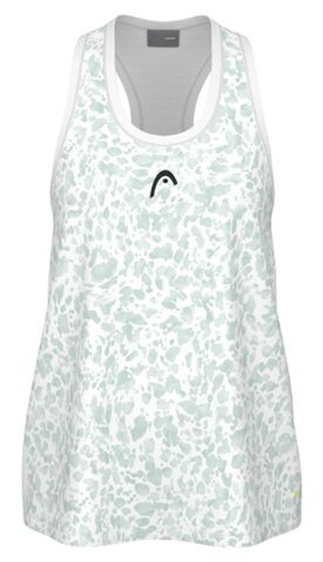 Футболка для мальчика теннисная Head Girls Vision Agility Tank Top - принт Vision/infinity green