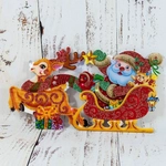 Панно НОВОГОДНЕЕ ! с подсветкой 30*32см.