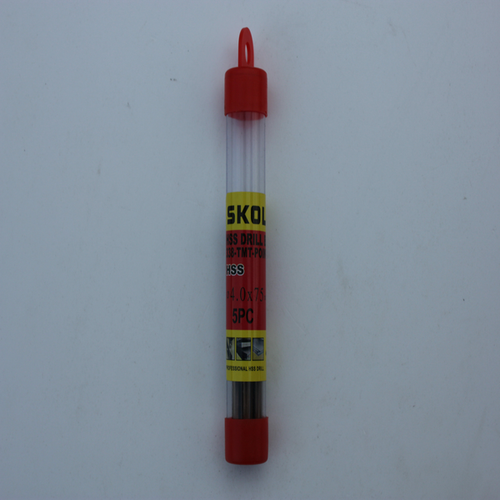 Сверло по металлу кобальт  4,0мм красное SKOL (5шт/уп) арт.339-040