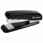 Степлер №24/6 26/6 BRAUBERG "Classic" до 25 листов черный (2 штуки в упаковке)