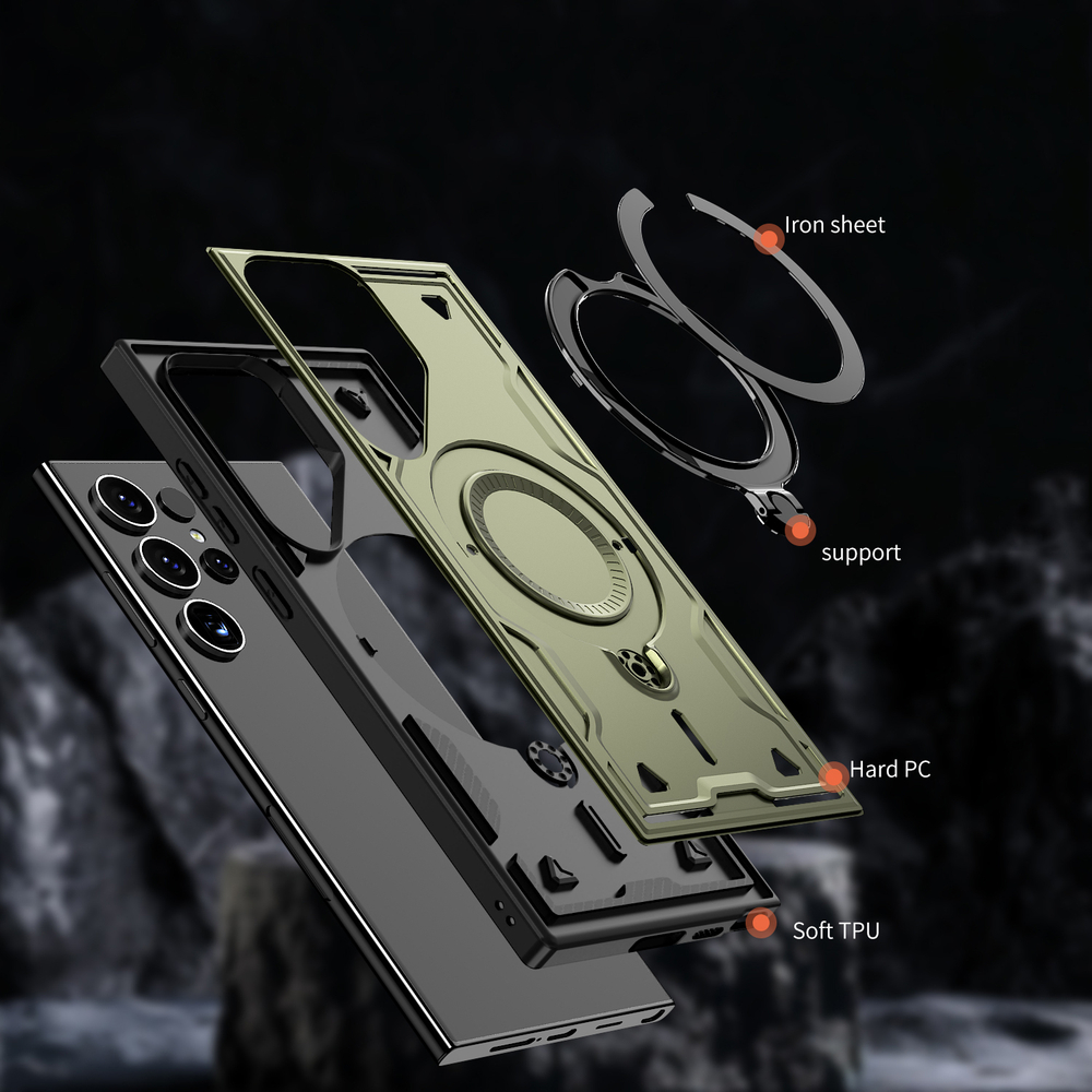 Чехол Magneto Case с кольцом для Samsung Galaxy S22 Ultra