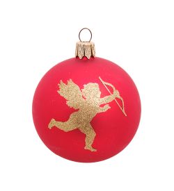 Элита НФШ-1008/1 Ел. украшение Шар «Ангел» 65 мм, красный