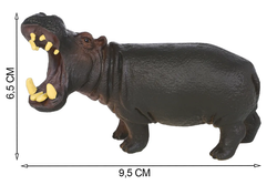 Игровой набор Masai Mara Мир диких животных: 2 зебры, 2 бегемота и крокодил