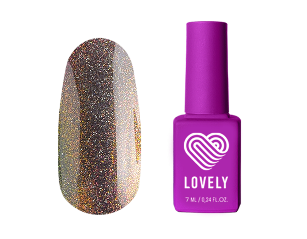 Гель-лак магнитный со светоотражающими частицами "Magic eyes" Lovely, №ME01, 7ml