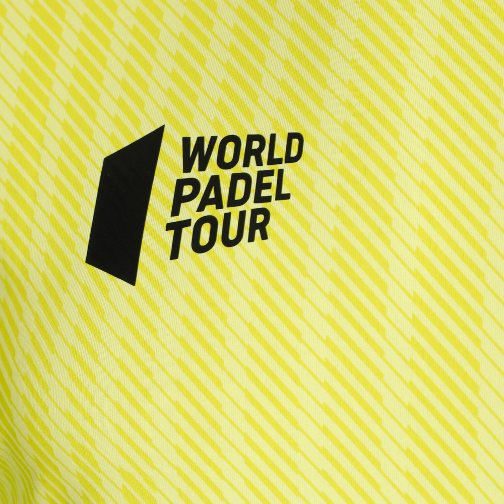 Мужское теннисное поло Bullpadel Limbo T-Shirt Men - Yellow, Black