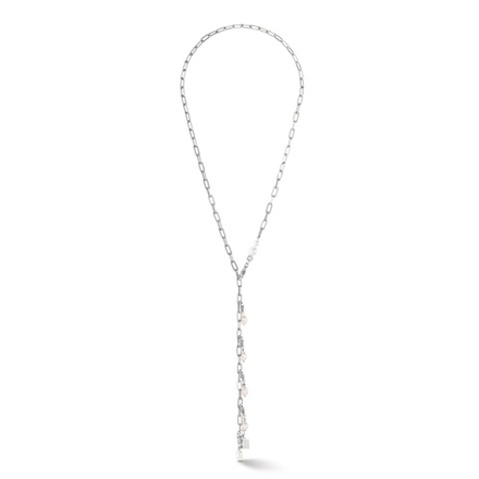 Колье Coeur de Lion White-Silver 1112/10-1417