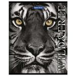 Тетрадь А5, 48 л., BRAUBERG ЭКО, клетка, обложка картон, ДИКИЕ И СВОБОДНЫЕ, 401810, 5шт
