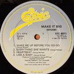 Wham! ‎– Make It Big (Англия 1984г.)