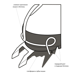 ЗАЩИТНЫЙ ЧЕХОЛ ДЛЯ ПЕРЕДНИХ ЗУБЬЕВ КОШЕК BASK BASK CRAMPON CROWN DUO