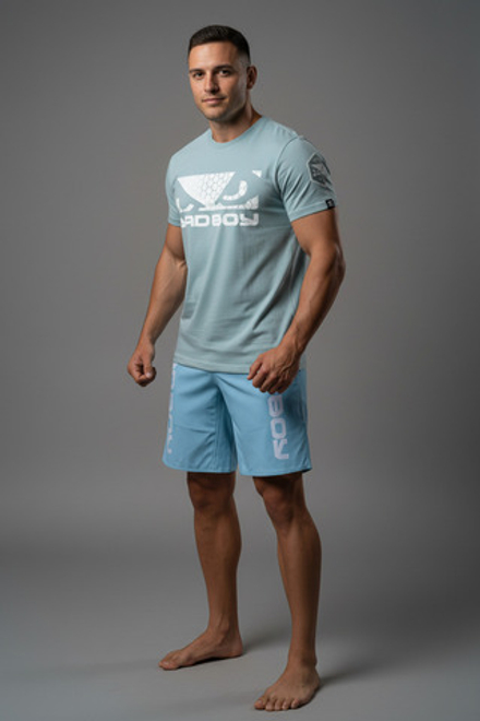 Шорты для MMA Bad Boy Pro Series 2.0 серо-синий