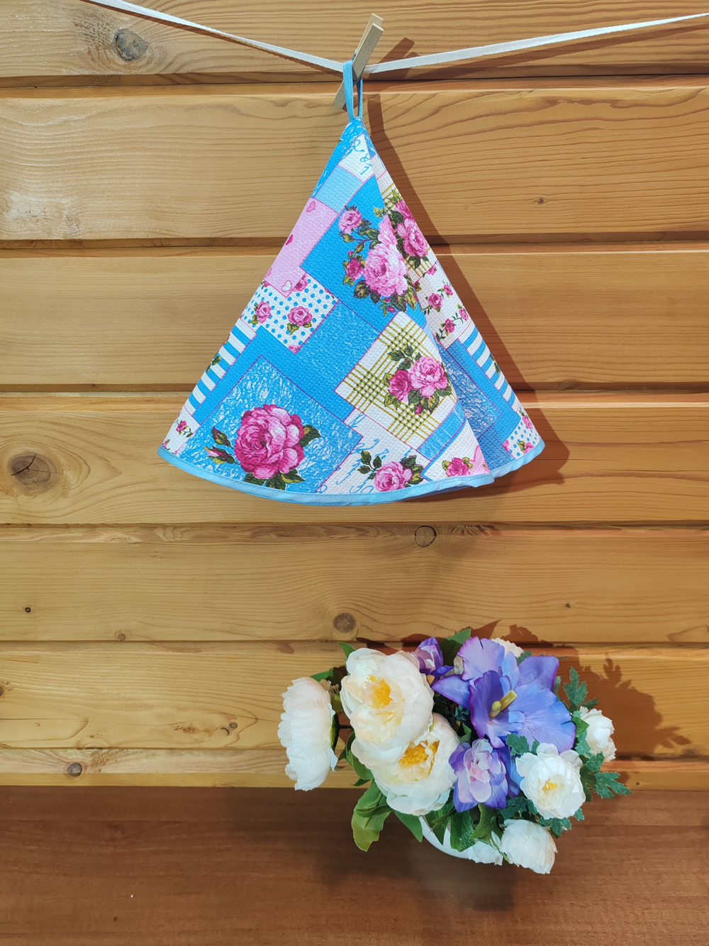 Полотенце кухонное, круглое, 2 шт, вафельное полотно