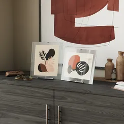 Фоторамка flute, 26х30 см, хром