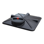 Ёмкость для душа  110л Политим 110 л. прямоугольный (1000x1000x250см;черный) - арт.560731