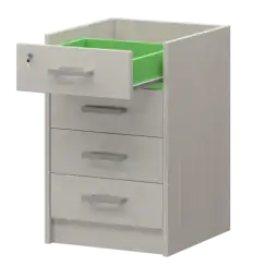 Корпус тумбы приставной АТ-05 Ясень шимо 440x450x740 Арго