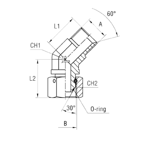 Соединение FRN45 BSP 1"