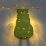 Гирлянда для дома «Золотой снеговик» 4м 20 ламп LED, 3,7*6 см прозр.пров.,1 реж, IP-20, Теплый белый (возможность соединения)