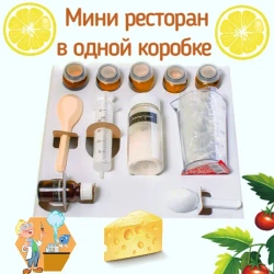 Набор для опытов и экспериментов «Молекулярная кухня»