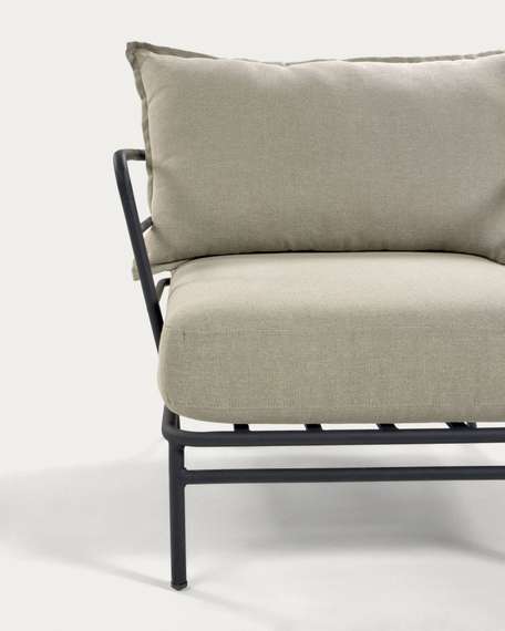 Кресло Mareluz с черным каркасом