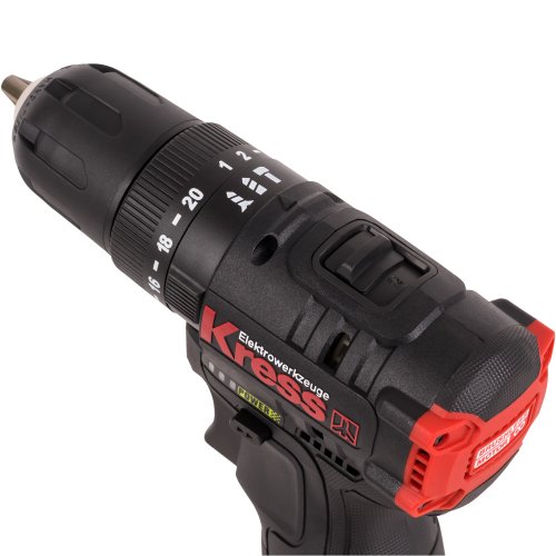 Дрель аккумуляторная KRESS KUC12 12V 2.0Ач х2, ЗУ 1,5А кейс