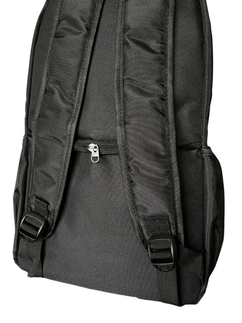 Рюкзак универсальный с двумя отделениями текстильный QOZA, черный, 12 л.