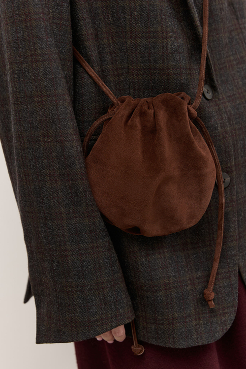 Сумка из замши