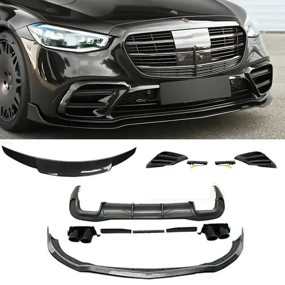 Обвес для Mercedes Benz S Class W223 2021+ с пакетом AMG АМГ Мерседес Бенц S класс