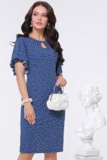 Платье трикотажное с воланами DStrend (Акция)