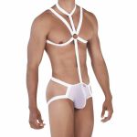 Мужские трусы джоки белые Pikante DOMINATE JOCKSTRAP 034601