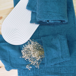 Полотенце махровое 40х70 хлопок 100%, темная бирюза