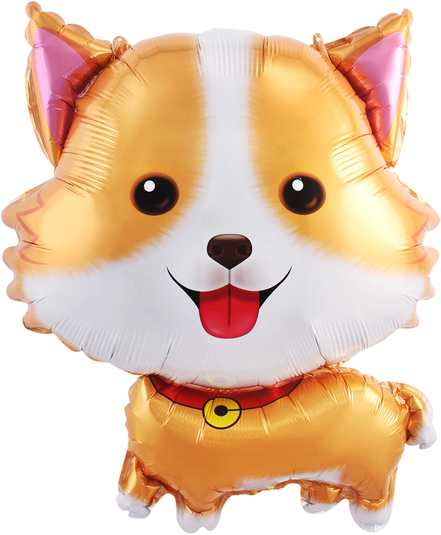 К Шар (26''/66 см) Фигура Щенок Корги (БГ- )