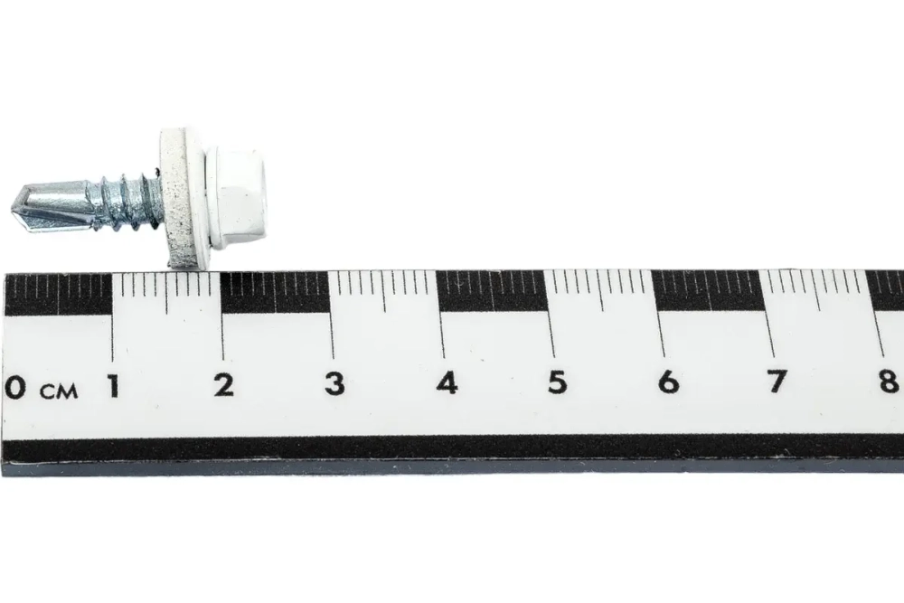 Саморез кровельный Daxmer 5,5х19 RAL 9003