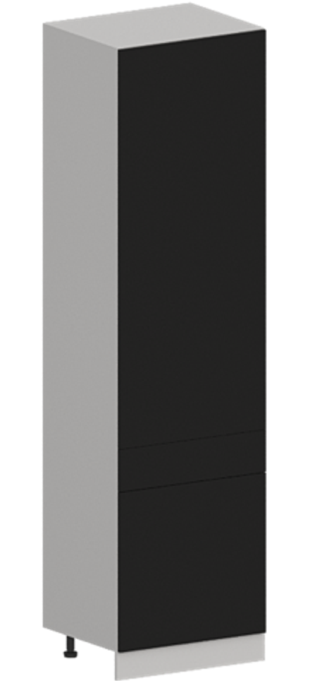 Кухня Модуль ШП1Я 600М Графит / Черный матовый