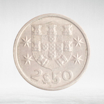 Portugal, 2.50 Escudos, 1970, VF
