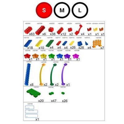 Набор GigaBloks 7,5: Домик на платформе