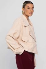 Жакет укороченный Динара (бежевый) Б14326-39М LT Collection