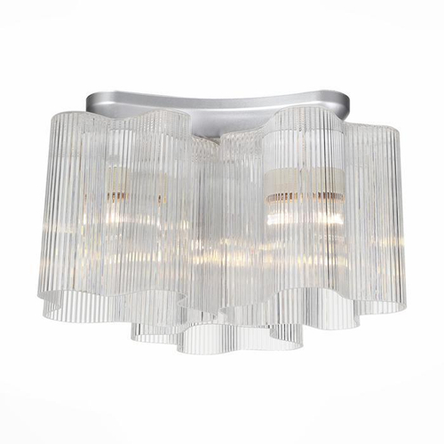 *SLE116.102.03 Люстра потолочная ST-Luce Серебристый/Прозрачный E27 3*13W