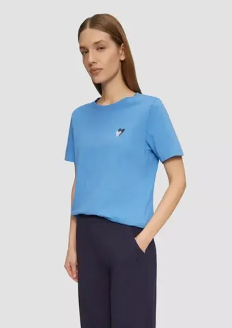 Футболка Relaxed Fit с вышивкой в виде сердца s.Oliver