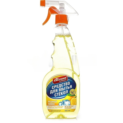 KINGFIHER Ср-во д/мытья стёкол Ледяной лимон 500мл