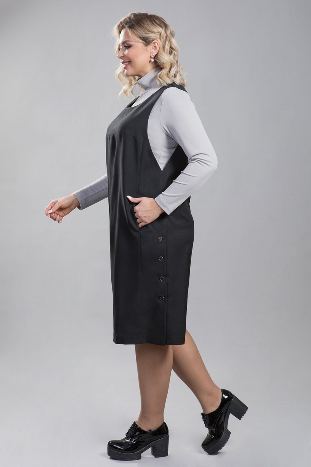 Сарафан 797 черный Novita (Акция)