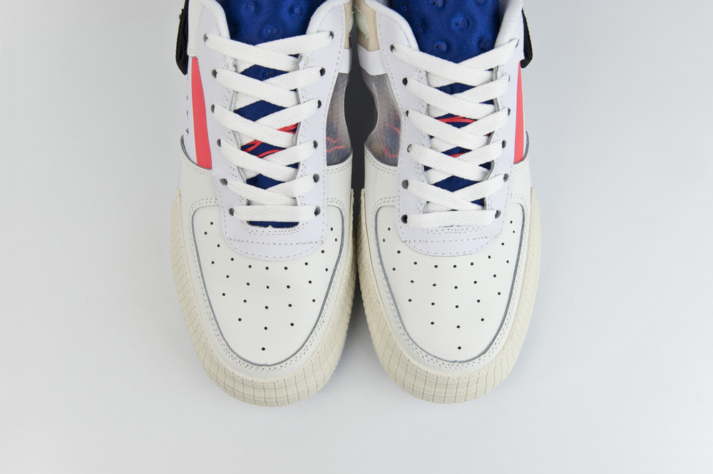 Кроссовки Nike Air Force 1 Type White Summit White / Red Orbit-White-Black 2