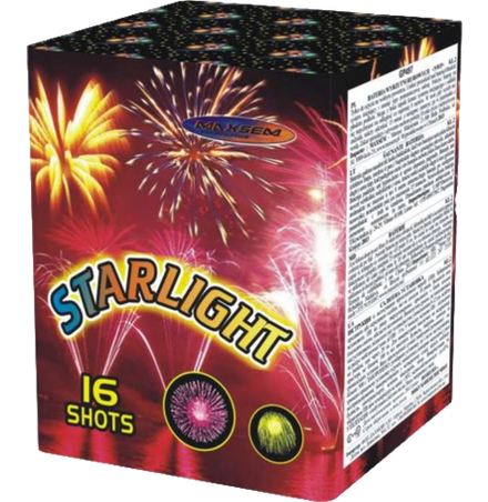 Салют STARLIGHT 16 залпов 0.8 калибр GP497 Maxsem