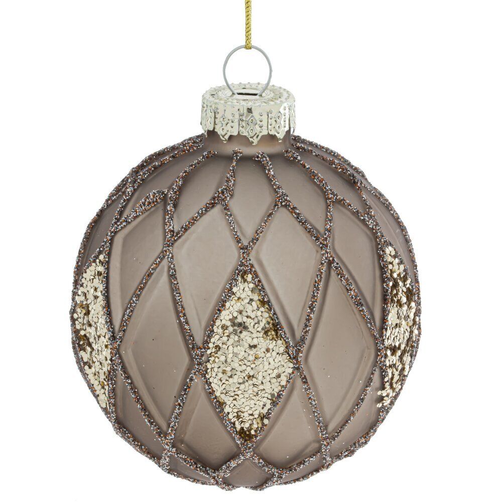 GAEM Набор из 12шт Украшение новогоднее "Шар", D 8 см, L35 W25 H9 см