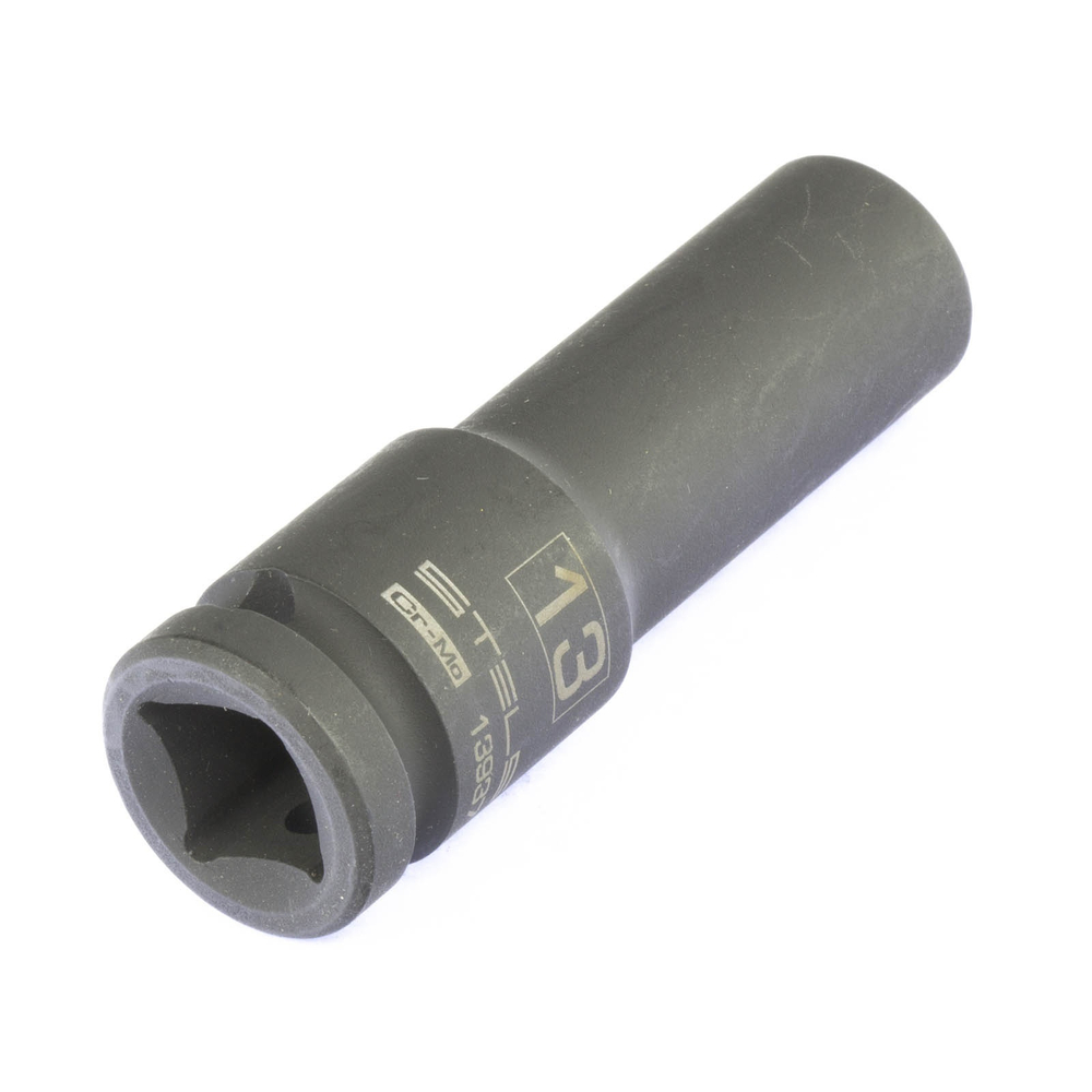 13937 Головка ударная удлиненная шестигранная, 13 мм, 1/2", CrMo//Stels