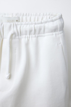 ZARA БРЮКИ С КАРМАНАМИ, ЖЕЛТОВАТО-БЕЛЫЙ