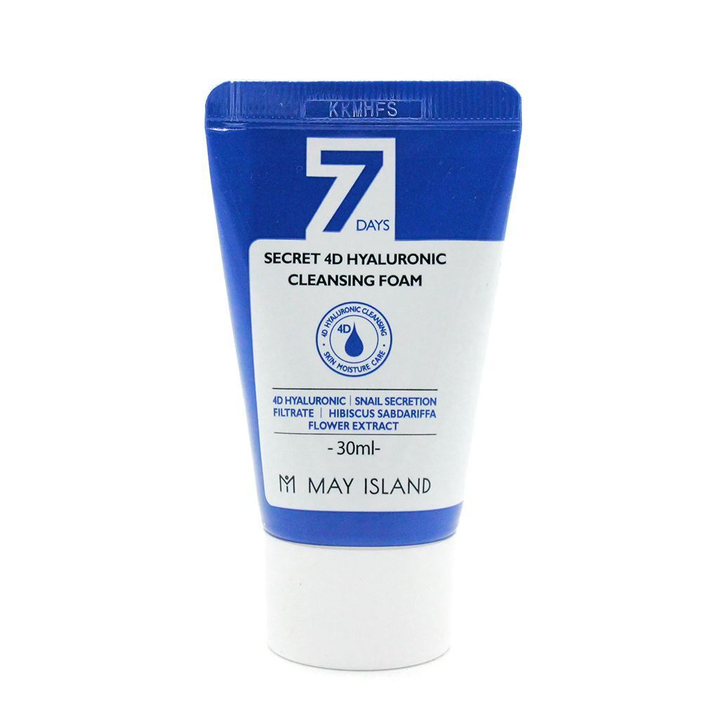 [May Island] 7 Days Secret 4D Hyaluronic Cleansing Foam - Пенка с гиалуроновой кислотой, 30 мл
