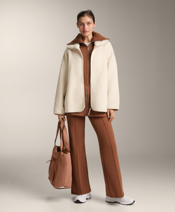 Oysho Длинный жакет с регулируемой талией, горчичный