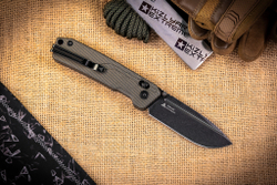 Складной нож SRM Rubik Large BlackWash сталь 10Cr15CoMoV рукоять Black Micarta (7228L-MB2)