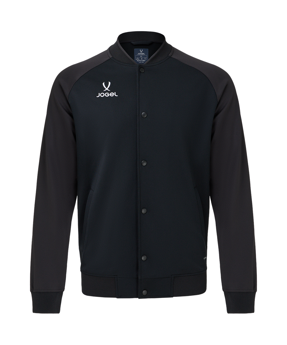 Куртка спортивная Jogel DIVISION Button Jacket, черный 99/темно-серый 98