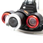 Фонарь налобный &quot;СИБИРСКИЙ СЛЕДОПЫТ-Смит&quot;, 3L, zoom, аккум.2x2200mAh/60/